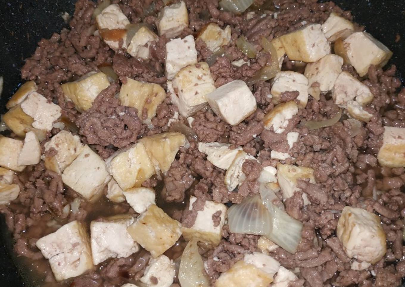 Daging Giling Tahu Masak Ang Ciu (non halal)