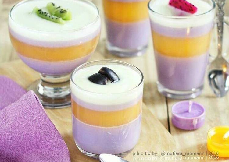 PUDING Yogurt Blackcureent Mango Vla Vanila