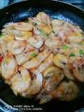 Buttered garlic shrimp