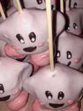 Kirby cake pops