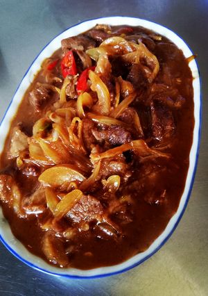 Foto resep Daging sapi dg bawang bombay