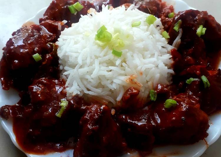 Recipe of Ultimate Schezwan chicken