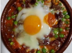 Foto principal de Huevo al plato en microondas