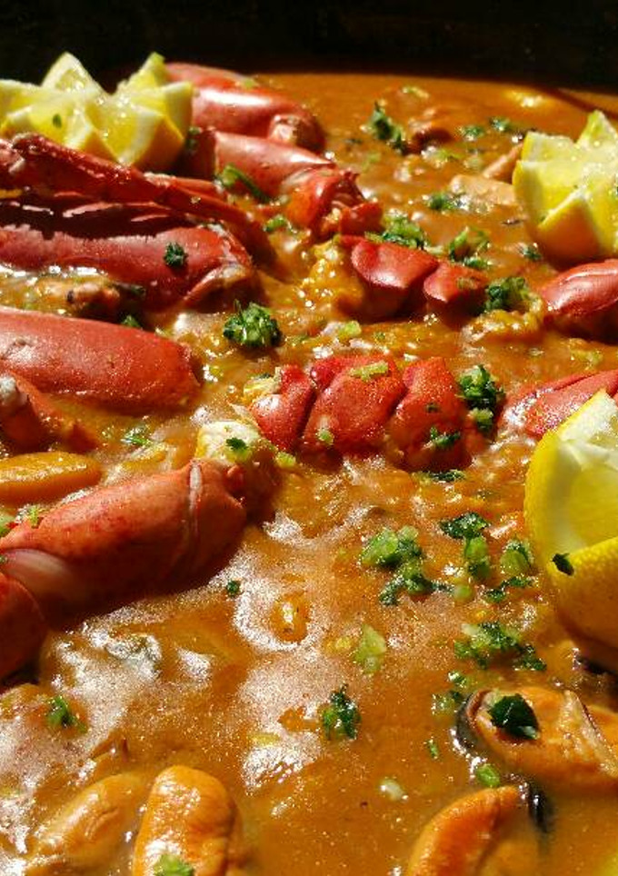 Una foto de Arroz con bogavante
