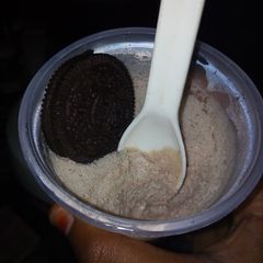 Oreo ice cream* A picture of Oreo ice cream*.
