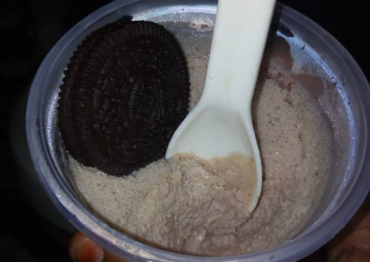 Oreo ice cream*