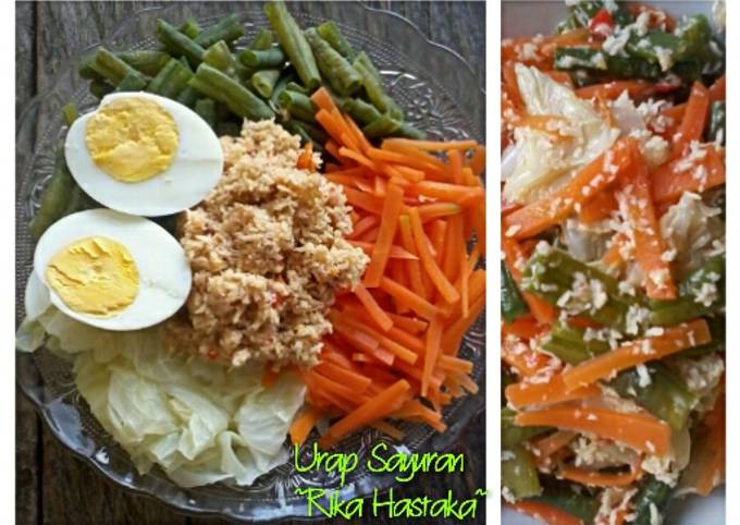 Urap Sayuran (Vegetables Salad with Spicy Coconut Sauted)