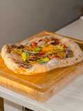 Pizza Integrale con Fiori di Zucca e Alici