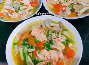 Hình của món Bún tôm.