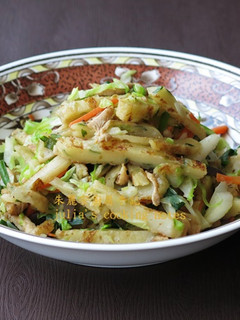 [家常炒餅]簡易家常菜 眷村菜 的食譜成品照片
