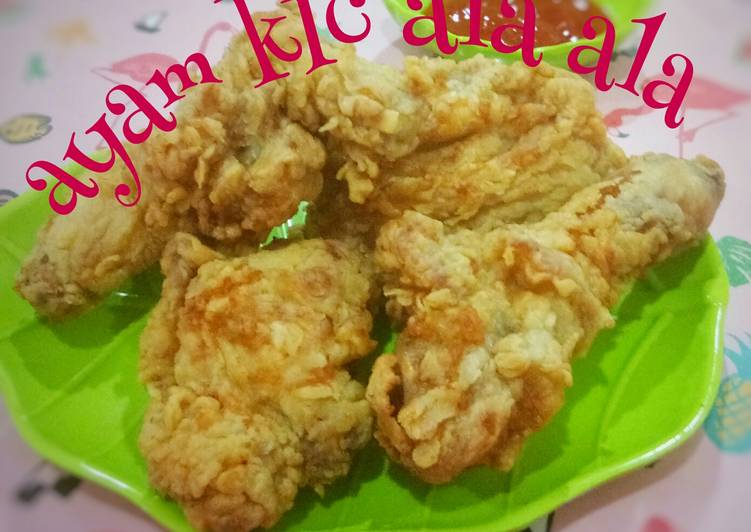 Bagaimana Membuat Ayam kfc ala ala yang Enak Banget