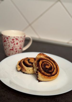 Kakaós csiga recept fotója