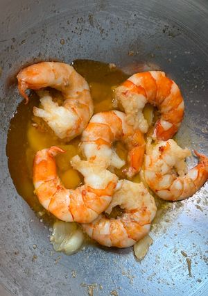 Hình của món Tôm bơ tỏi.