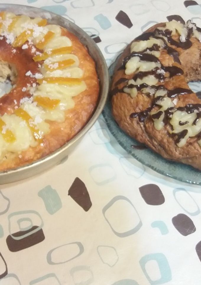 Una foto de Crema pastelera vegana apta APLV, huevo, soja
