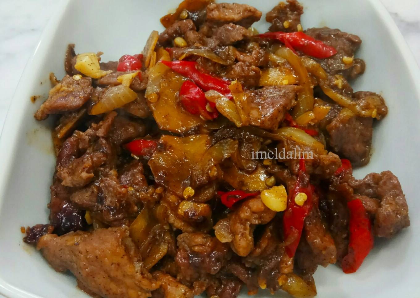 Tumis Babi Lada Hitam