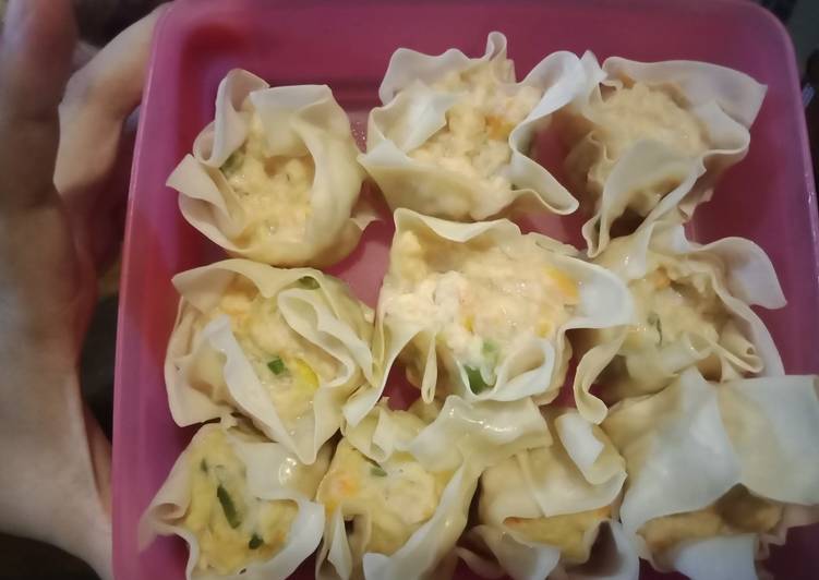 Resep Dimsum Ayam Udang || Qisti Ares recipe, Enak