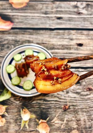 Hình của món Thịt Ba Rọi Kho Mắc Khén.