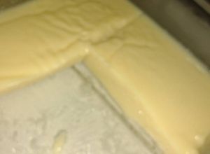Una foto de Postre con sabor piña natural