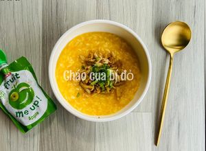 Hình của món Cháo cua bí đỏ - ăn dặm.