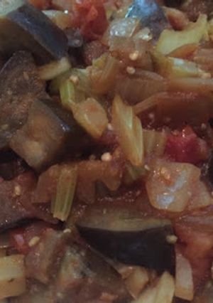 Una foto de Caponata de berenjena