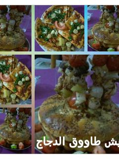 صورة لوصفة شيش طاووق الدجاج