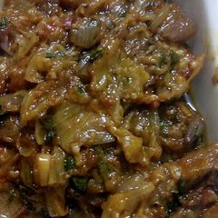 A picture of Bagain ka bharta.