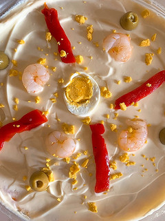 Una foto de Ensaladilla con gambas