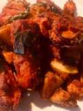 সফট্ সেল ক্র্যাব আলু 65 (alu 65 recipe in bengali)