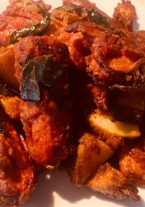 সফট্ সেল ক্র্যাব আলু 65 (alu 65 recipe in bengali) রেসিপির প্রধান ছবি