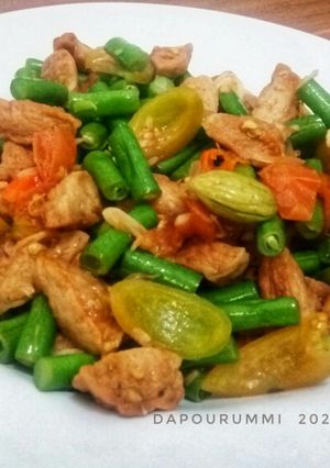 Foto resep Oseng buncis bakso ayam