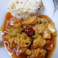 A picture of Dragon chicken.