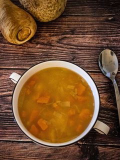 Gemüsesuppe (vegan) Rezepthauptbild