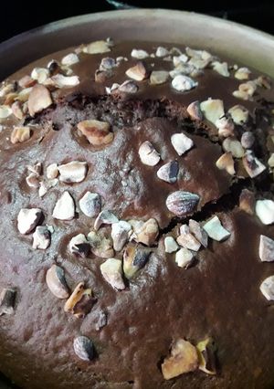 Una foto de Bizcochuelo de chocolate con frutos secos (económico)