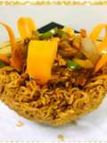 Homemade Ching’s Chinese basket noodles