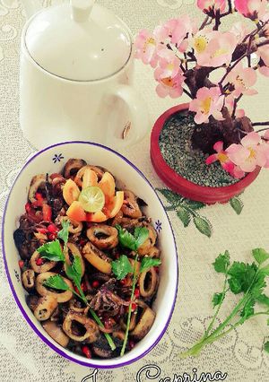 Foto resep Cumi panggang saus kecap