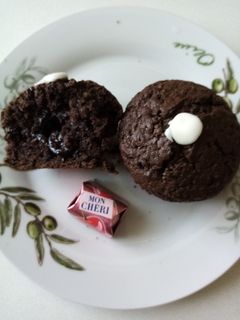 Csokis meglepetés muffin recept fotója