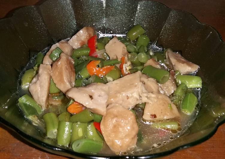 Langkah Membuat Tumis Berkuah BakBun (Bakso.Buncis) 😊 yang simpel