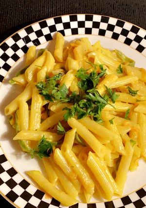 صورة لوصفة باستا بالجبنه 🧀