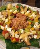 Ensalada fresca con atún