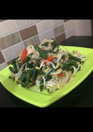 Foto resep Tumis toge kacang panjang
