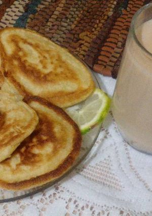 A picture of Tangawizi Tea with Lemon Drop Scones.