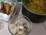 Soto Ayam Lamongan dengan koya