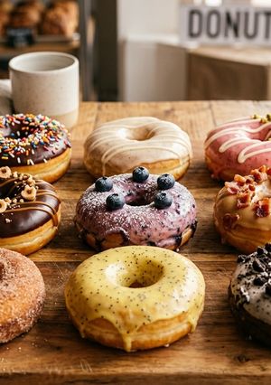 Una foto de Donuts