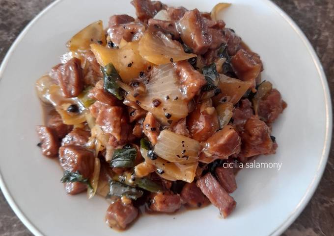 Resep Daging Lada Hitam oleh Cicilia Yustina Salamony - Cookpad