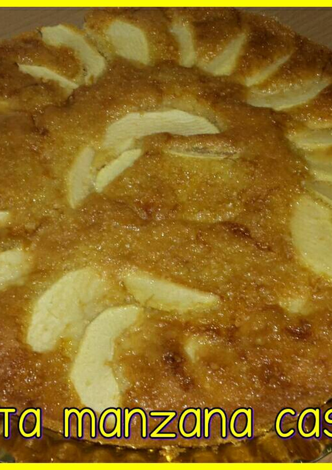 Una foto de Tarta de manzana casera