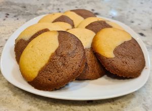Foto principal de Galletas de mantequilla bicolor