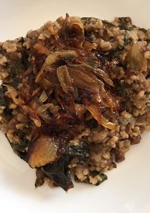 A picture of Lentils with Rice.