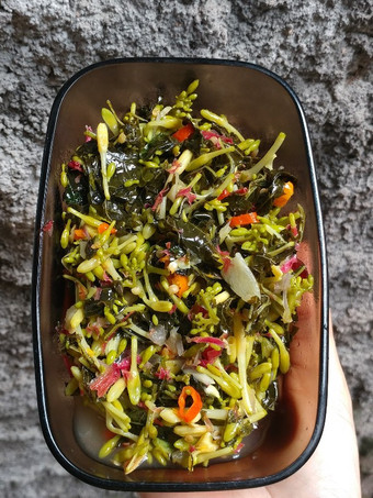 Cara Gampang Membuat (181) Tumis Bunga Pepaya Kecombrang, Enak