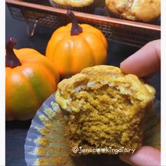 A picture of Pumpkin Cream Cheese Swirl Muffin.