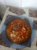 Guiso de calabacín y carne